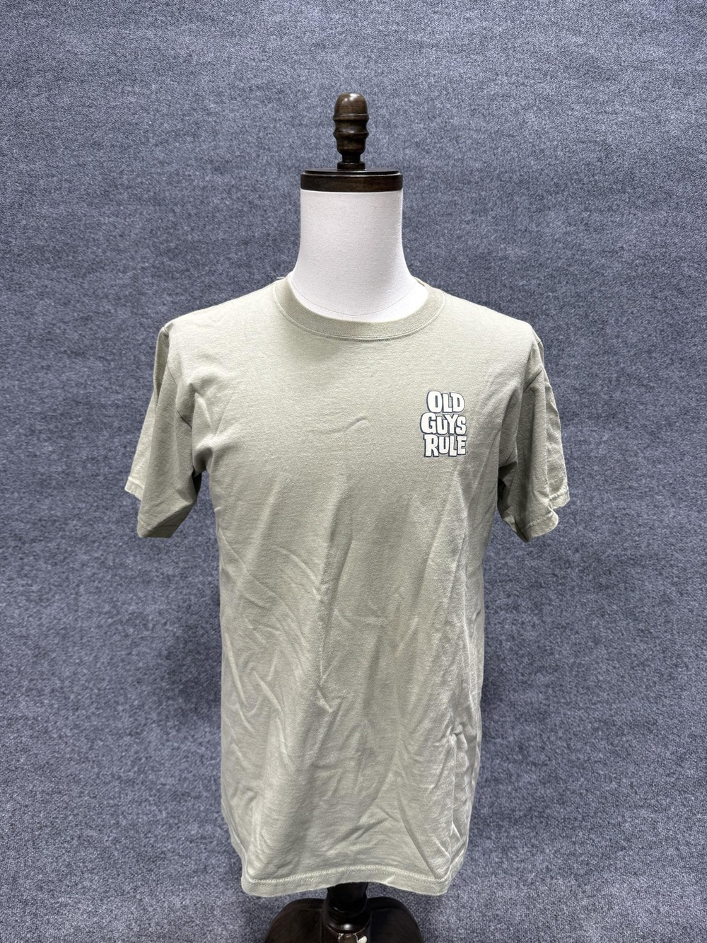 Old Guys Rule Shirt Mens Medium Green Golf Graphic Funny Humor T-Shirt